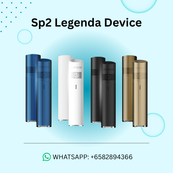 Sp2 Legenda Device premium closed pod vape system in sleek metallic finish
