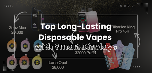 Top Long-Lasting Disposable Vapes with Smart Displays