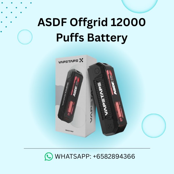 ASDF Offgrid 12000 Puffs Battery