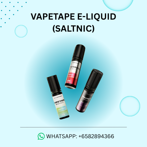 Vapetape Salt Nic E-Liquid 15ml bottle by ASDF showcasing premium vape juice packaging